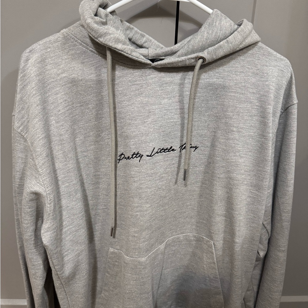 PrettyLittleThing Gray Hoodie
